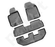 Guminiai kilimėliai 3D TOYOTA Corolla Verso 2004-2009, 4 pcs. /L62039G /gray
