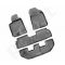 Guminiai kilimėliai 3D TOYOTA Corolla Verso 2004-2009, 4 pcs. /L62039G /gray