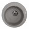 Granitinė plautuvė ROUND 2 grey spot su sifonu