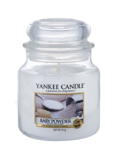 Yankee Candle Baby Powder, aromatizuota žvakė moterims ir vyrams, 411g