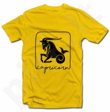 Marškinėliai su zodiako ženklu "Ožiaragis"