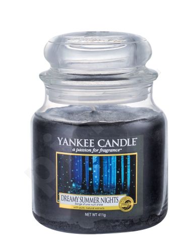 Yankee Candle Dreamy Summer Nights, aromatizuota žvakė moterims ir vyrams, 411g
