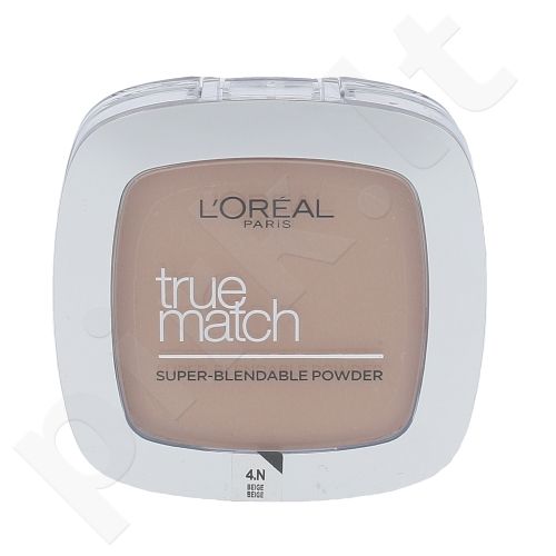 L´Oréal Paris True Match, kompaktinė pudra moterims, 9g, (4N Beige)