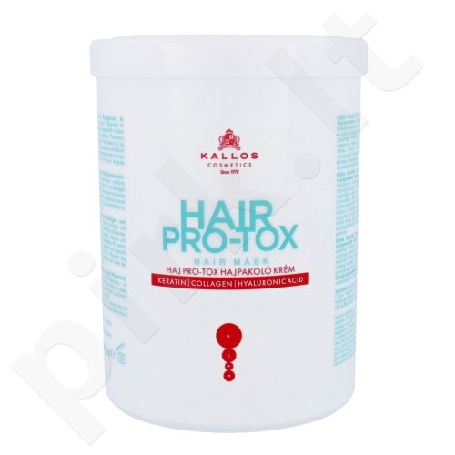 Kallos Cosmetics Hair Pro-Tox, plaukų kaukė moterims, 1000ml