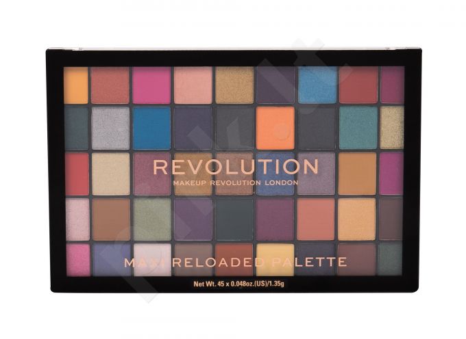 Makeup Revolution London Maxi Re-loaded, akių šešėliai moterims, 60,75g, (Dream Big)