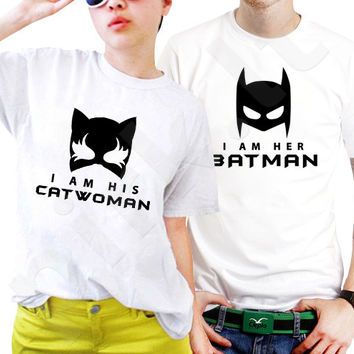 Marškinėlių komplektas "Batman & Catwoman"