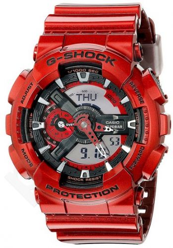 Laikrodis CASIO G-SHOCK GA-110NM-4ADR LIMITED MODEL Shock & Magnetic resistant Auto led World time 29 zon 4 daily s Snooze Hourly Time Signal Countdown Timer Full auto-calendar WR 200mt **ORI