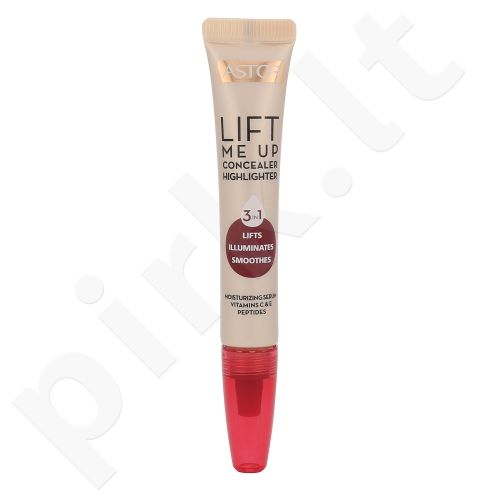 ASTOR Lift Me Up, 3in1 Concealer Highlighter, maskuoklis moterims, 7ml, (002 Medium)