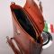 MADE IN ITALY Mano 102 ruda itališka rankinė iš natūralios odos