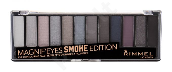 Rimmel London Magnif Eyes, Contouring Palette, akių šešėliai moterims, 14,16g, (003 Smoke Edition)