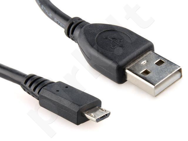 Gembird kabelis mikro USB 2.0 AM-MBM5P 1m LUNA