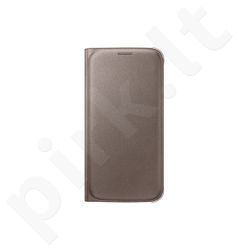 Samsung Galaxy S7 atverčiamas dėklas piniginė WG930PFE auksinis
