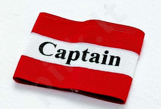 Kapitono raištis II JUN 13 red/white