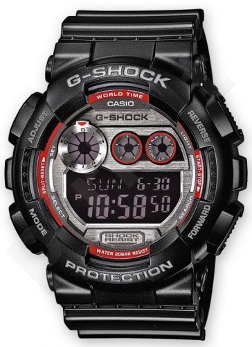 Laikrodis CASIO G-SHOCK GD-120TS-1ER G-CLASSIC Shock \u0026 Magnetic resistant  Resin Case \u0026 Strap Auto led World time 29 zon 4 daily s Snooze Hourly Time  Signal Countdown Timer Full auto-calendar - Pirk.lt