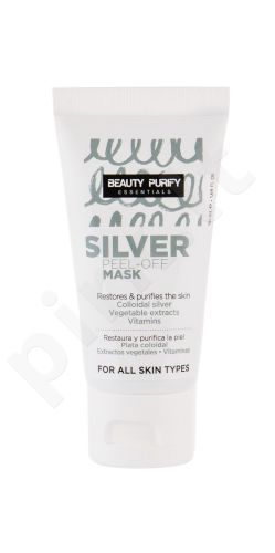 Diet Esthetic Beauty Purify, Silver Peel-Off Mask, veido kaukė moterims, 50ml