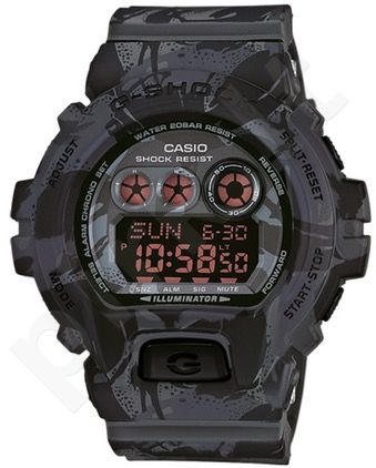 Laikrodis CASIO G-SHOCK GD-X6900MC1DR CAMO GRAY ROCK Shock & Magnetic resistant Resin Case & Strap Super Illuminator World time 29 zon 3 daily s Snooze Hourly Time Signal Countdown Tim