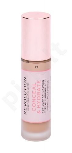 Makeup Revolution London Conceal & Hydrate, makiažo pagrindas moterims, 23ml, (F7)