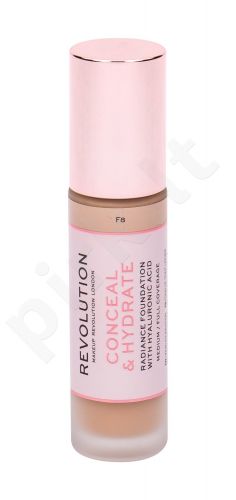 Makeup Revolution London Conceal & Hydrate, makiažo pagrindas moterims, 23ml, (F8)