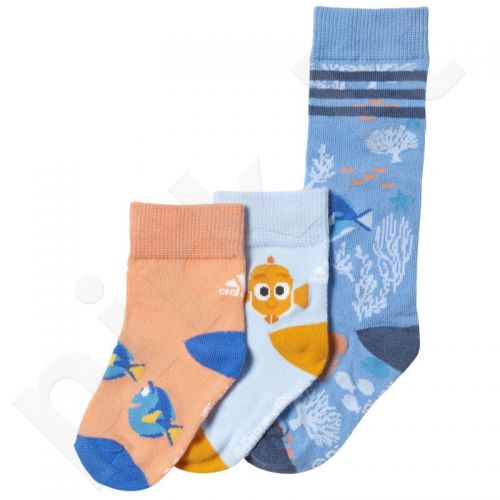 Kojinės Adidas Finding Nemo Socks Kids 3 poros AY6475