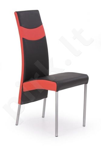 Kėdė K51, juodos-raudonos sp.