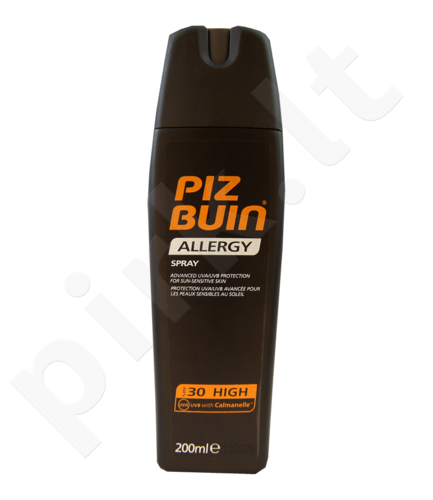 PIZ BUIN Allergy, Sun Sensitive Skin Spray, Sun kūno losjonas moterims, 200ml