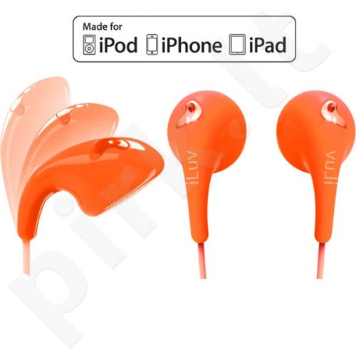 iLuv Bubble Gum2 ausinės (oranžinės spalvos)