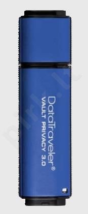 Atmintukas Kingston DataTraveler 16GB DTVP30, 256bit AES Encrypted USB 3.0