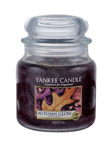 Yankee Candle Autumn Glow, aromatizuota žvakė moterims ir vyrams, 411g