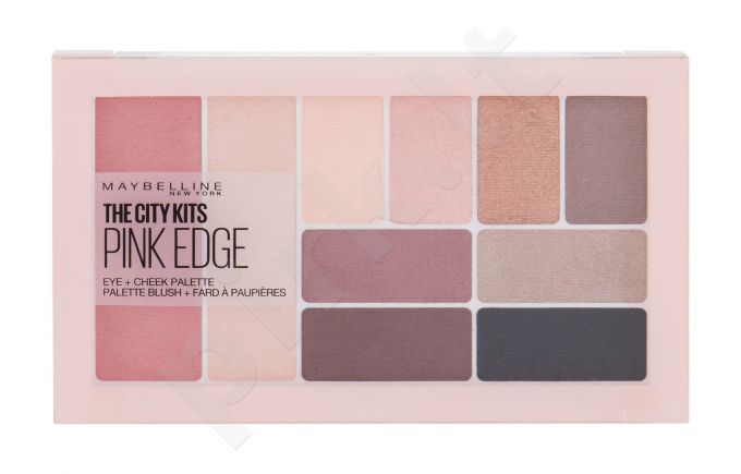 Maybelline The City, Eye + Cheek Palette, makiažo paletė moterims, 12g, (Pink Edge)