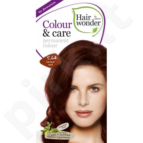 Colour & Care ilgalaikiai plaukų dažai be amoniako Henna red