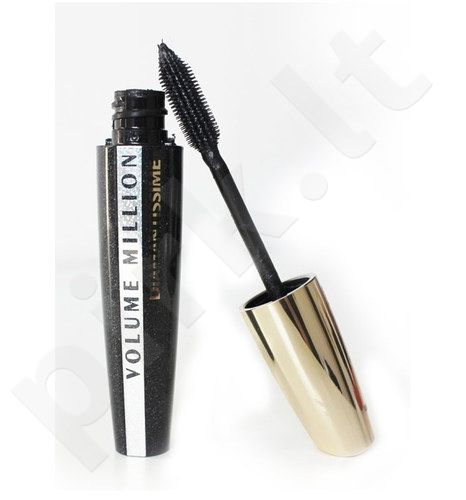 L´Oreal Paris blakstienų tušas Volume Million Lashes Diamantissime, kosmetika moterims, 8,5ml, (Black Diamantissime Black)