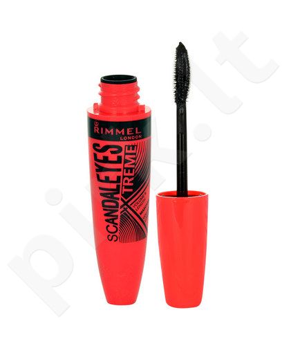 Rimmel London Scandal Eyes Xtreme, blakstienų tušas moterims, 12ml, (003 Extreme Black)