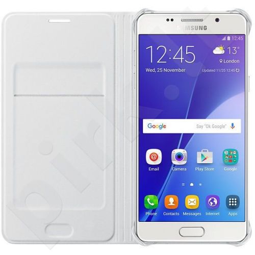 Samsung Galaxy J7(2016) atverčiamas dėklas baltas