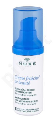 NUXE Creme Fraiche de Beauté, 48HR Moisture Skin-Quenching Serum, veido serumas moterims, 30ml
