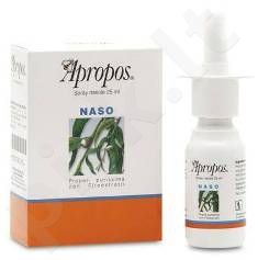 Nuo slogos Apropos NASO 25 ml Purškalas nosiai su propoliu.