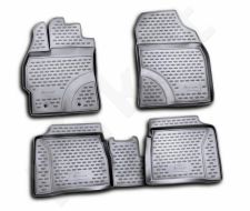 Guminiai kilimėliai 3D TOYOTA Prius 2009-2015, 4 pcs. /L62083G /gray