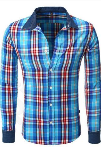Marškiniai CRSM - mėlyno atspalvio 9505-1