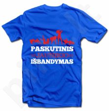 Marškinėliai "Paskutinis jaunikio išbandymas"