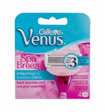 Gillette Venus, Spa Breeze, skutimosi peiliukų galvutės moterims, 4pc