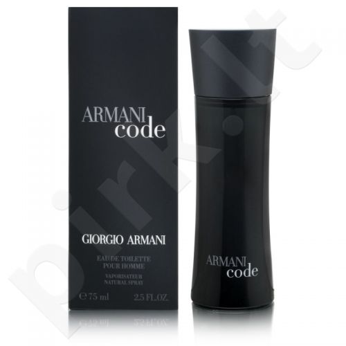 Giorgio Armani Armani Code Pour Homme, tualetinis vanduo vyrams, 75ml