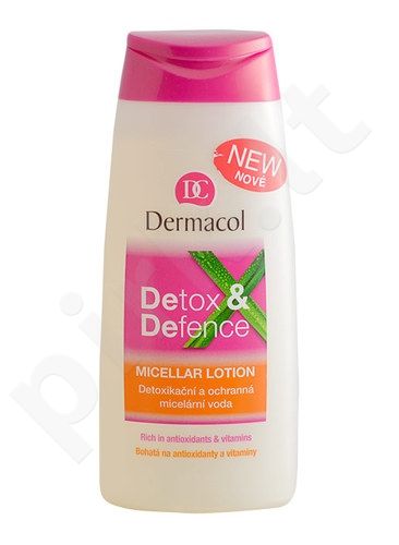 Dermacol Detox & Defence, micelinis vanduo moterims, 200ml