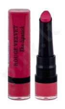 BOURJOIS Paris Rouge Velvet, The Lipstick, lūpdažis moterims, 2,4ml, (03 Hyppink Chic)