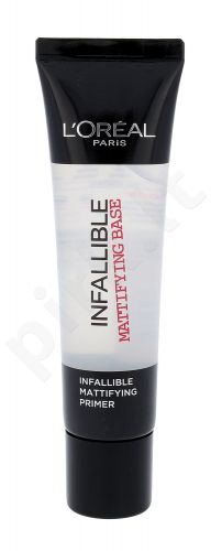 L´Oréal Paris Infallible, Mattifying Base, makiažo pagrindo bazė moterims, 35ml, (Transparent)