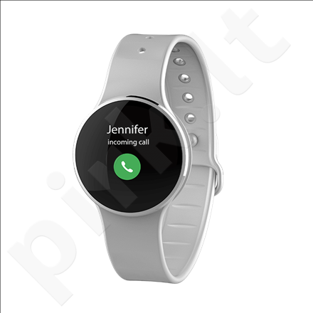 MyKronoz Zecircle 2 Smartwatch, White, Touchscreen, 70 mAh, Touchscreen, Bluetooth, Waterproof