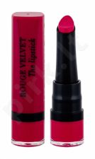 BOURJOIS Paris Rouge Velvet, The Lipstick, lūpdažis moterims, 2,4g, (09 Fuchsia Botté)