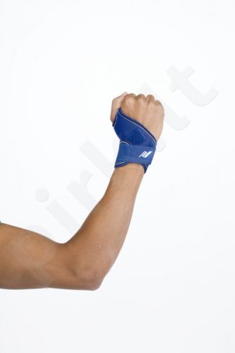 Įtvaras riešui CARPO 01 velcro užseg. blue