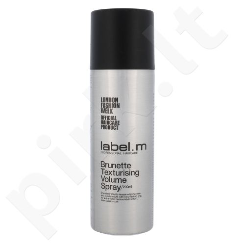 Label m Brunette, Texturising Volume Spray, plaukų purškiklis moterims, 200ml