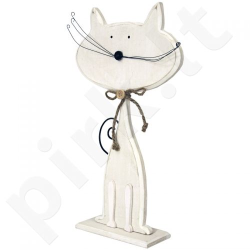 Medinė katės figurėlė 100267