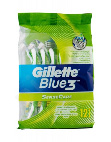 Gillette Blue3, skutimosi peiliukai vyrams, 12pc