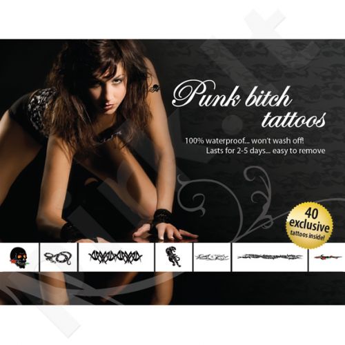 Tattoo Set  - Punk Bitch